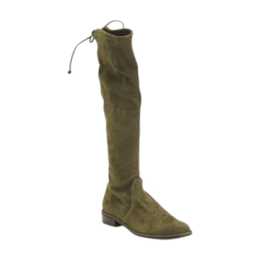 STUART WEITZMAN Made In Spain Suede Kneezie City Boots